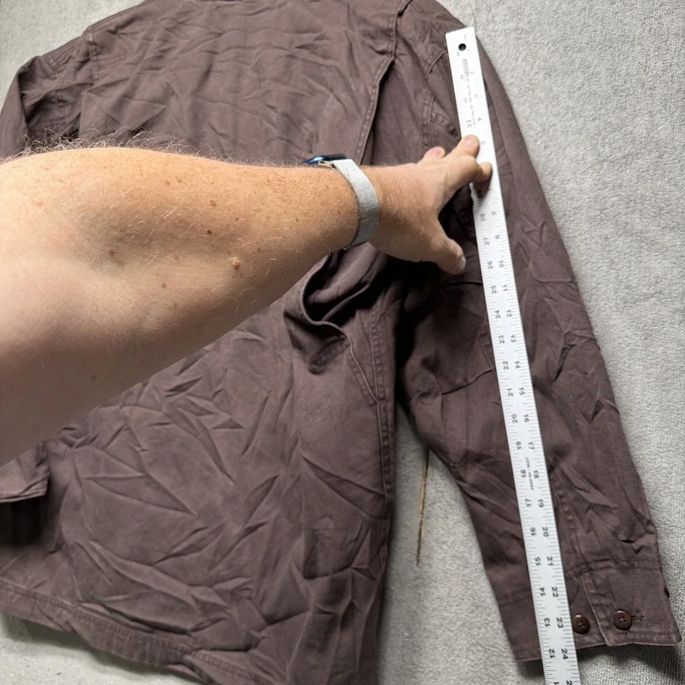 Vintage 90s L.L. Bean Field‎ Jacket Canvas Lined Corduroy Collar Men's Large